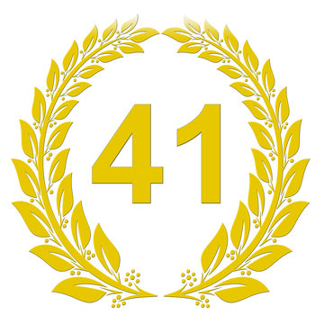 Lorbeerkranz Gold - 41