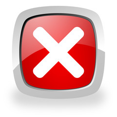 Obraz premium cancel icon