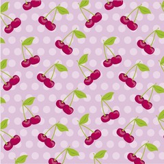Pattern of cherries