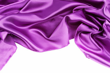 Purple silk fabric texture