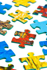 Pieces of puzzle