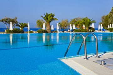 Water pool and stairs