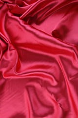 Red silk fabric texture background