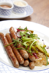 sausages and potatoes