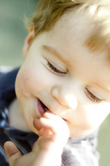 Fototapeta premium Portrait d'un jeune enfant