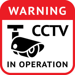 CCTV warning symbol