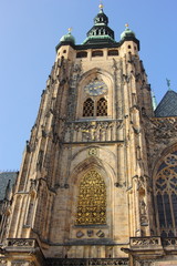 Fototapeta na wymiar St Vitus Cathedral Prague