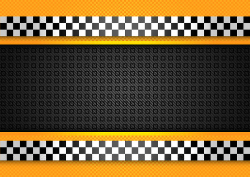 Taxi cab background, racing blank template