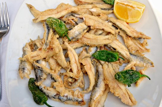 Boquerones fritos