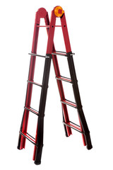 step-ladder, isolated.