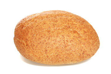 White bread, isolated.