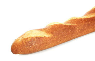 White bread, isolated.