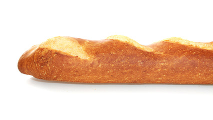 White bread, isolated.