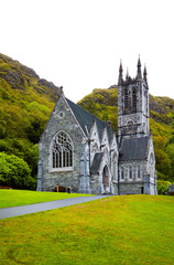 Gothic church at Kylemore Abbey