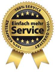 Einfach mehr Service - Qualit&auml;t - Kometenz - 100%