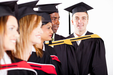 group of graduates at graduation
