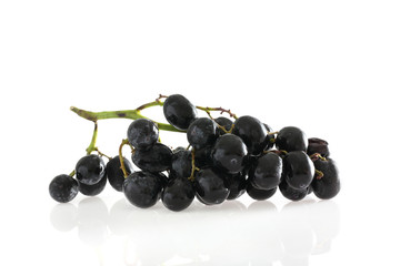 grapes isolated in white background