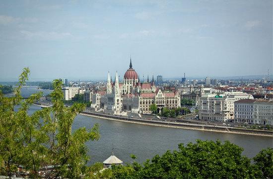 Budapester Parlament Aussicht