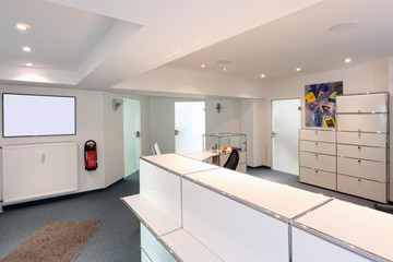 Vorraum Empfang Tresen Rezeption