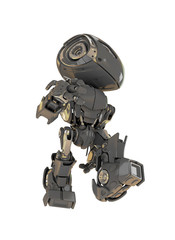 Fototapeta premium Black cool robot