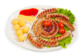 fried sausage ring