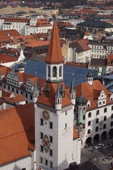 Obraz premium Blick über München