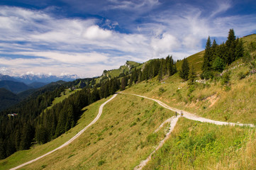 Brauneck Wanderweg Wanderung Gebirge Berg