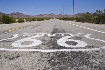 Cercles muraux Route 66 Route 66, Californie, Arizona, États-Unis.
