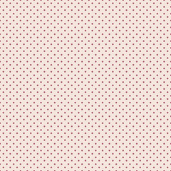 Polka dots pattern, violet dots on light pink