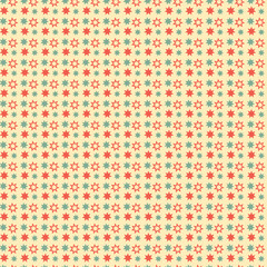 Retro stars pattern