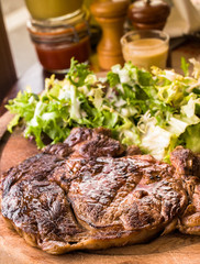 Grilled steak
