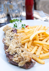 juicy steak beef