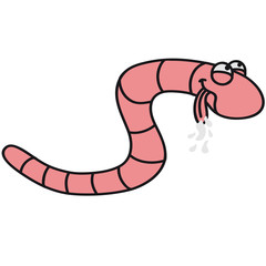 Obraz premium funny_worm