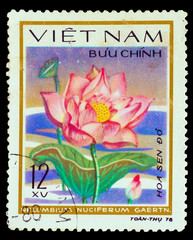 VIETNAM - CIRCA 1978: A stamp printed in VIETNAM, shows Sacred l