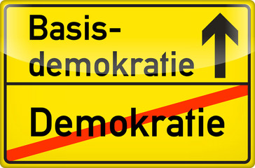 Fototapeta premium Basisdemokratie