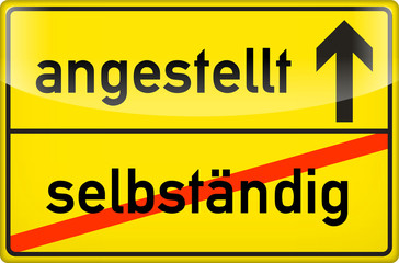 selsbtändig > Angestellt
