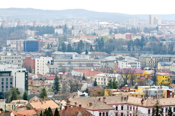 Fototapeta na wymiar Cluj-Napoca panorama
