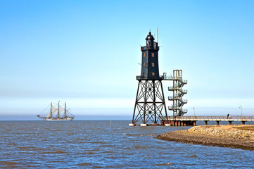 Leuchtturm Obereversand