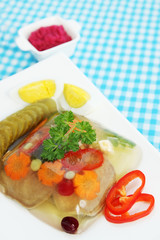 Tongue in aspic