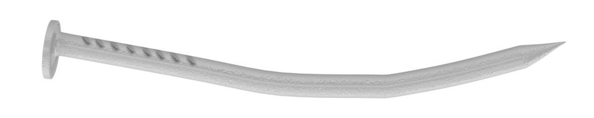 Obraz premium 3d render of bended nail