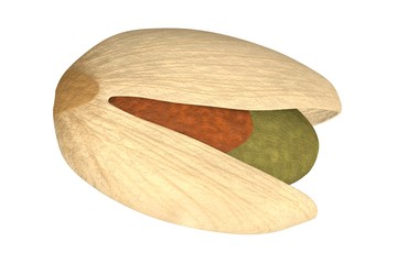 3d render of nut (natural food)