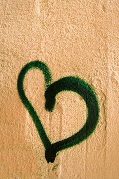 Heart grafitti