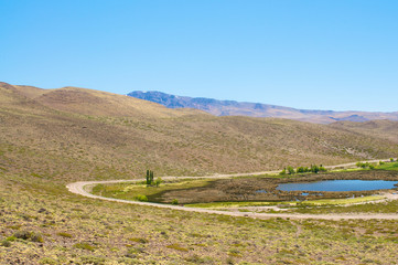 Hill in desert od Argentina