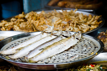 Steamed Fish with Thai food.