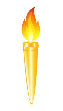 Olympic torch. Vector-Illustration