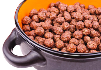 Breakfast cereals, chocolate balls