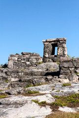 Mayan Ruins on a Rocky Hill