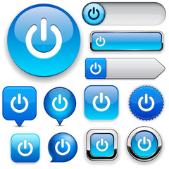 Power high-detailed web button collection.