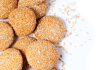 cookies with sesame seeds