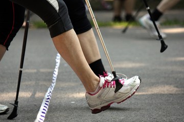 Fit mit Nordic Walking